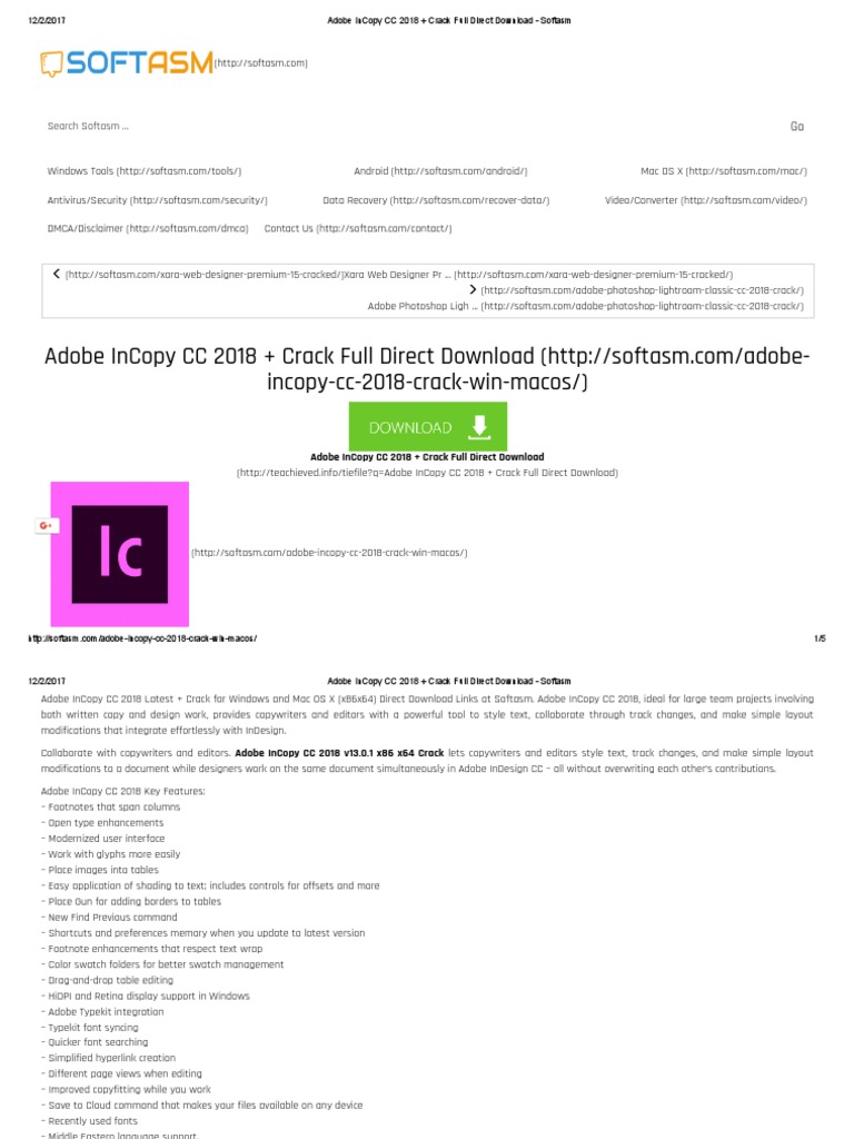 adobe cc direct download 2017