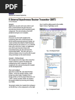 II. Universal Asynchronous Receiver Transmitter (UART) : Synopsis