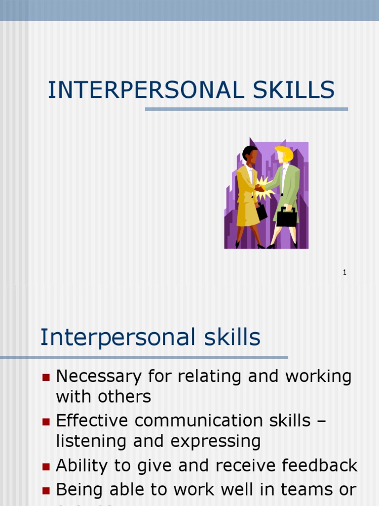 Interpersonal Skills Presentation.ppt Nonverbal Communication