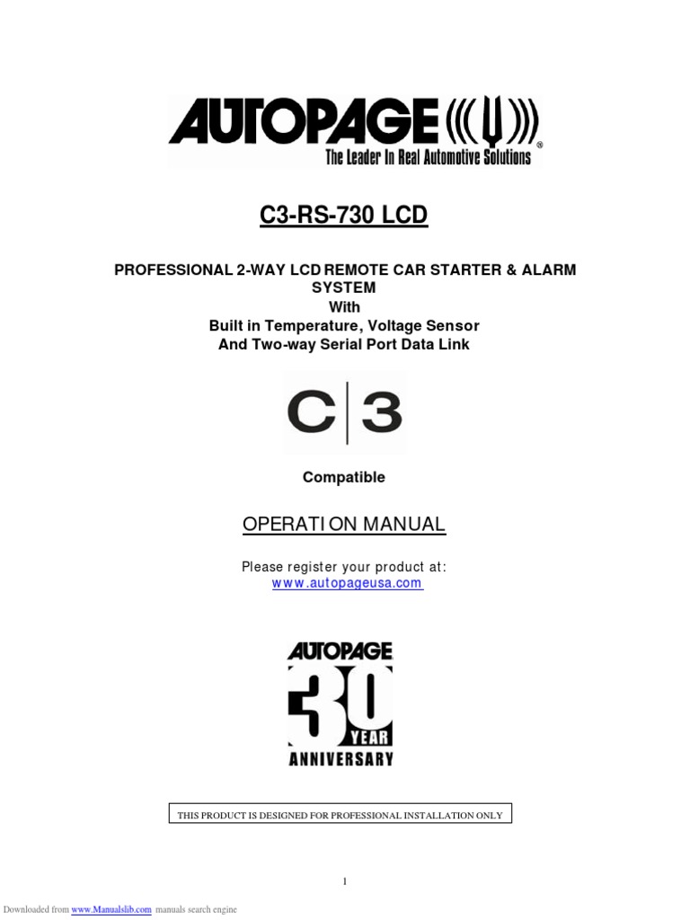 Autopage Xt 74 Lcd Manual - The Letter Of Introduction