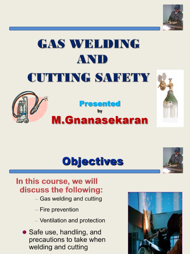 Gas Welding and Cutting Safety PDF PDF