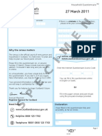 27 March 2011: Please Fill in This Questionnaire: Online at WWW - Scotlandscensus.gov - Uk Why The Census Matters