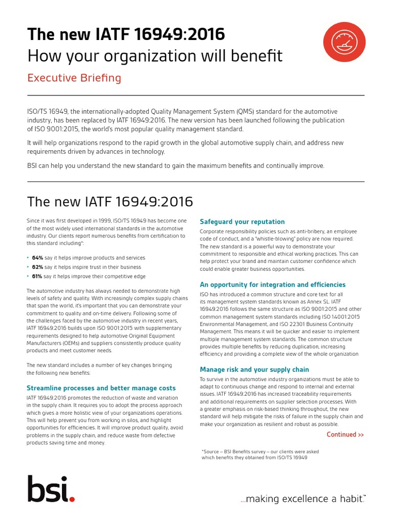 iatf 16949 bsi