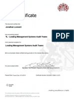 ISO: TL - Leading Management Systems Audit Teams