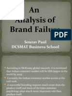 An Analysis of Brand Failure in India