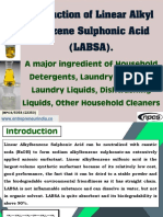 Production of Linear Alkyl Benzene Sulphonic Acid (LABSA)