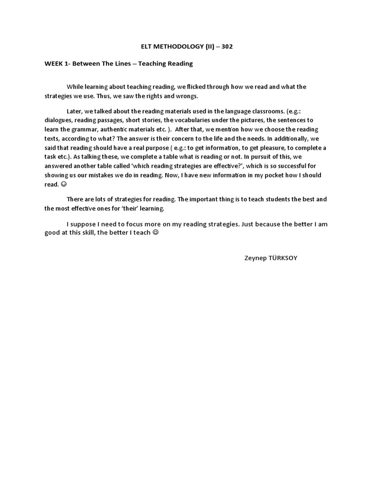 Effective Reading Strategies for Teaching | PDF