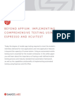 Beyond Appium Testing Using Expresso Xcuitest PDF