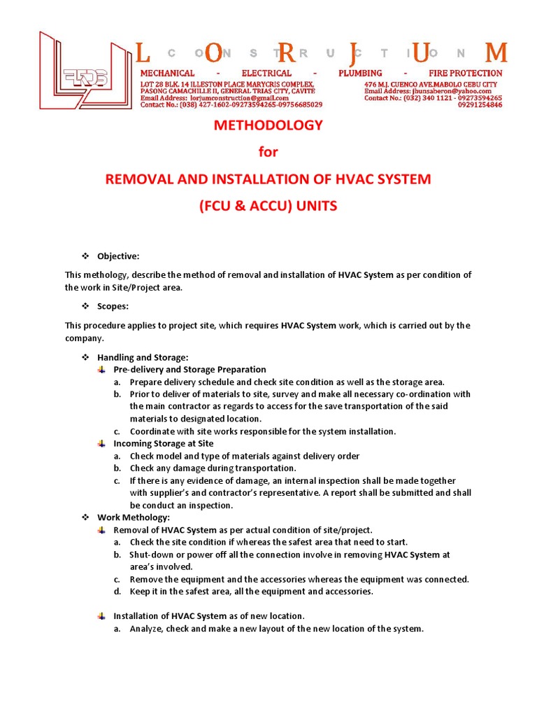 A Comprehensive Guide to the Safe Removal and Installation of HVAC ...