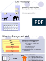 Why Background Processing