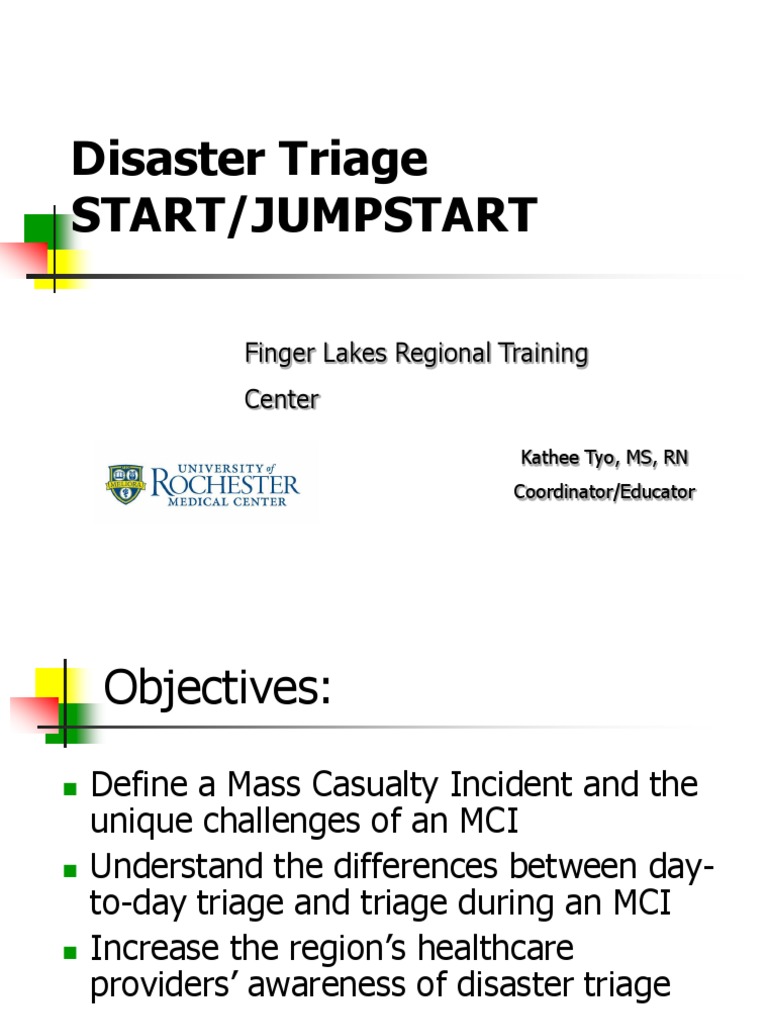 START Triage Training Presentation | PDF | Medicine | Traumatology