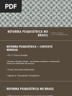 AULA  - Reforma Psiquiátrica