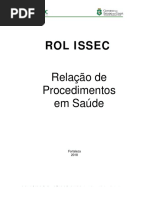 Relacao Procedimentos Saude Issec 2018