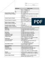 (D5) Proof Cheat Sheet