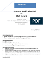 User Requirement Specification (URS)