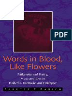 Words in Blond Like Flowers - Babette Babich PDF