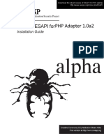 Esapi4php Adapter 1.0a Install Guide