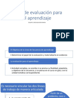 Línea de Evaluación para El Aprendizaje