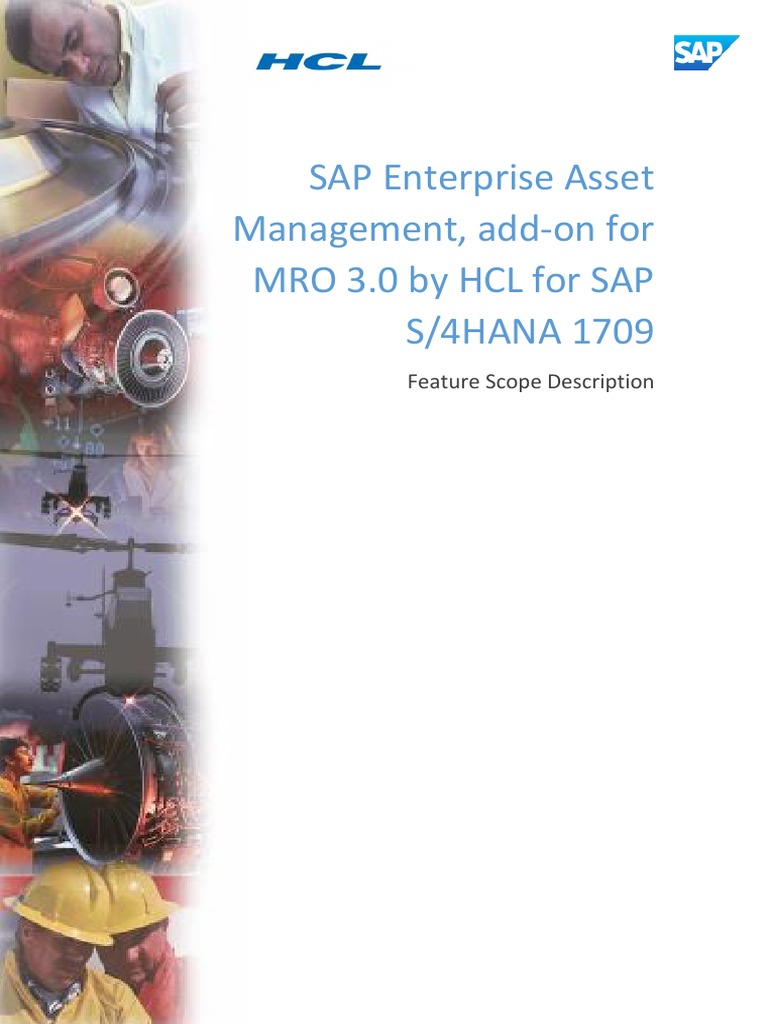 SAP EAM Add-On For MRO 3.0 by HCL - Feature Scope Description PDF | PDF ...