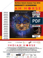 3rd Encore Indian Horse 2018 Tour Poster