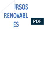 Recursos Renovabl ES