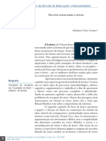 Artigo Sobre A Leitura, de JOUVE PDF