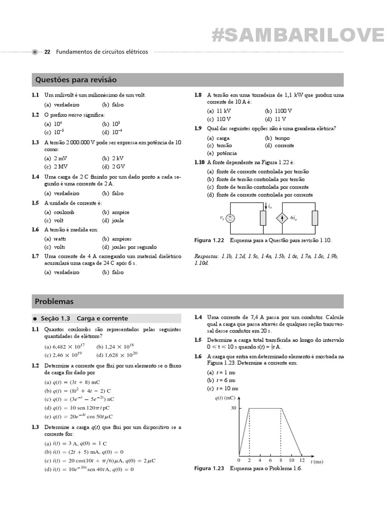 Análise de Circuitos Elétricos e Exercícios | PDF | Circuitos em série ...