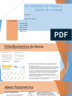 Analisís Bioclimatico de Huaraz y Propuesta Proyecto Sostenible