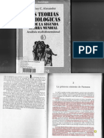 Jeffrey Alexander - Las Teorias Sociologicas Desde La Segunda Guerra Mundial