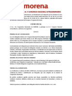 morena Convocatoria V Congreso Nacional 19 Ago 2018