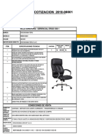 Cotizacion Sillas Gerenciales PDF