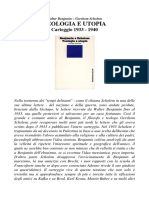 Walter Benjamin, Gershom Scholem - Teologia e Utopia. Carteggio 1933-1940