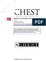 Respiratory Muscle Fatigue and Breathing Pattern