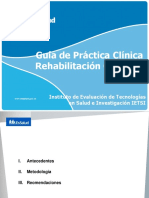 Rehabilitación Cardíaca GPC