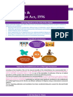 Arbtration and Concilation Act 1996notes