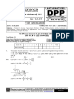 XII Maths DPP (07) - Prev Chaps - Functions&ITF - Limits, Continuity - MOD