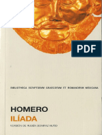 Homero - Ilíada (Edición UNAM) PDF