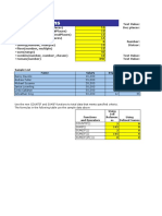 Math Functions: Sample List Name Salary Dept. Qty Sold