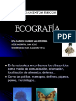 Fundamentos Fìsicos de La Ecografia