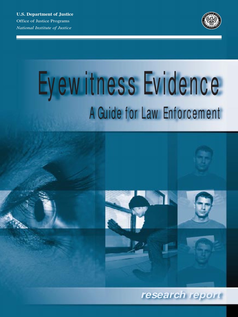 Eyewitness Evidence PDF | PDF | Witness | Prosecutor