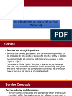 Introduction To Services and Services Marketing