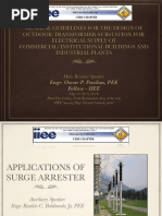 Application of Surge Arrester