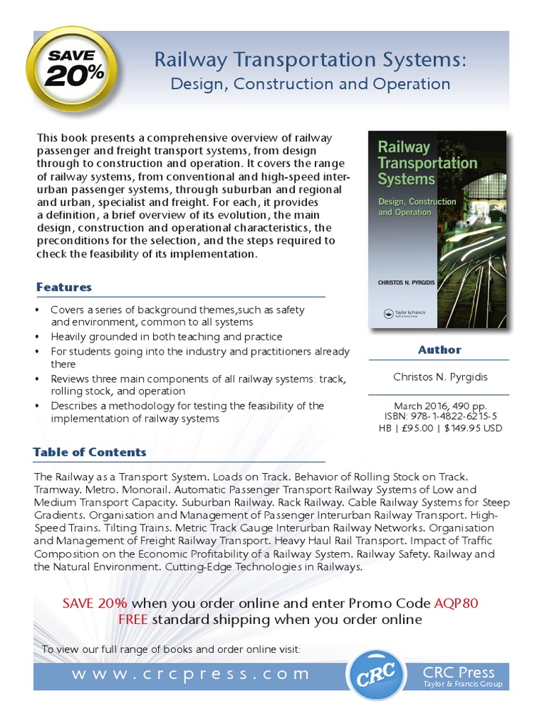 Railway Transportation Systems Overview | PDF | Rail Transport | Train