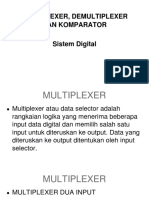 Multiplexer - Demultiplexer Dan Komparator