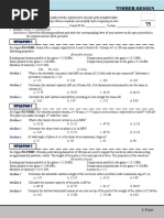 Practice Problems in Timber Design PDF