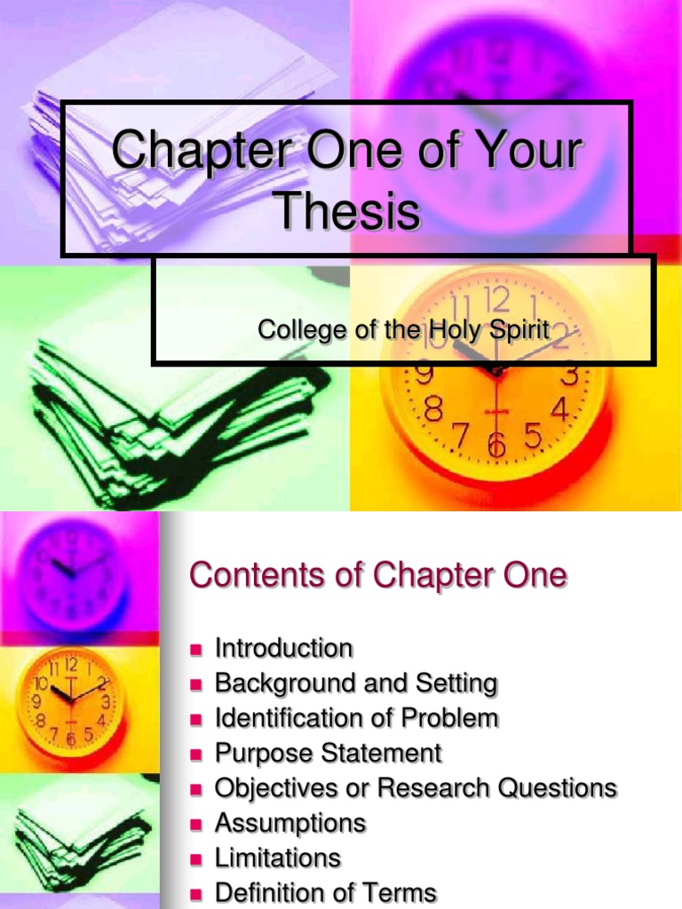 Thesis format picture