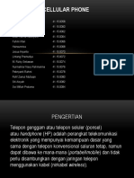 Kelompok Genap Celluler Phone