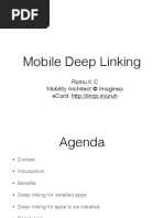 Mobile Deep Linking: Ramukc Mobility Architect at Imaginea Ecard: Http://Linqs - In/Uruh