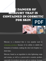 The Danger of Mercury That Is Contained in Cosmetic For Skin