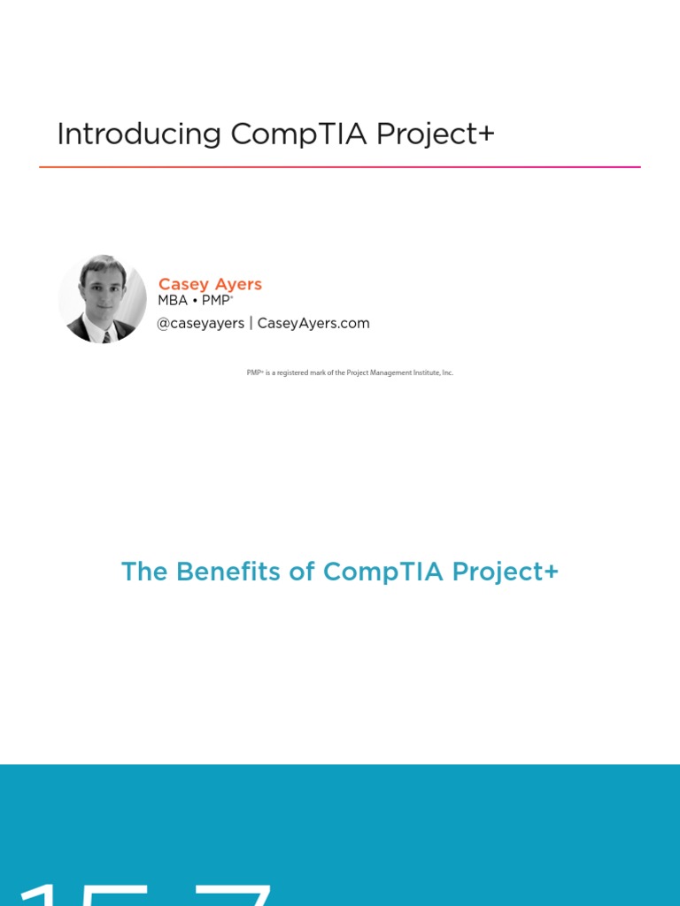 Introducing Comptia Project+ Slides PDF | PDF | Comp Tia | Test ...